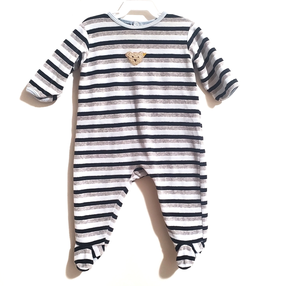 4for20!! Velour Steiff footie 6m